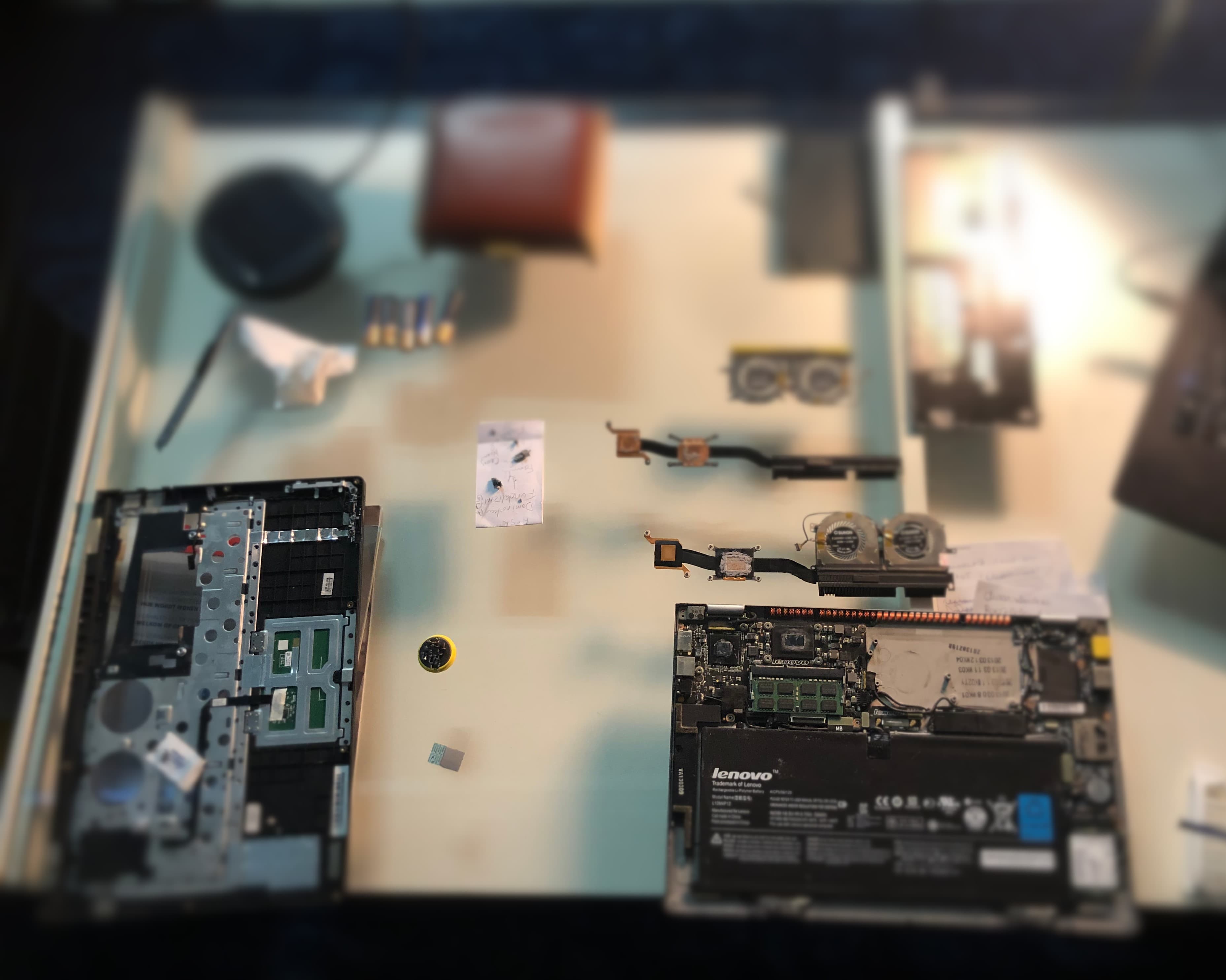 Repairing the coolerfan on my Lenovo Ideapad Yoga 13